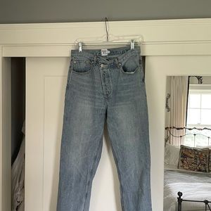 Princess Polly Asymmetrical Jeans